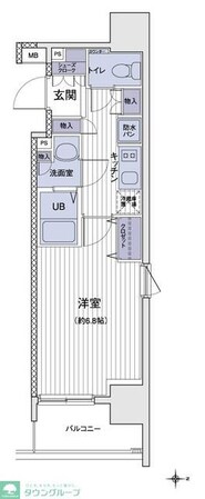 エスティメゾン大島の物件間取画像